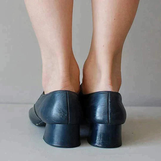 Nikola | Damen Vintage Orthopädische Blockabsatz Sandalen
