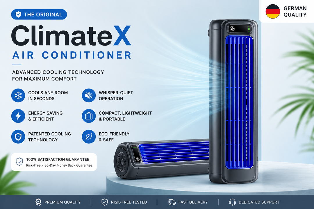 Mobile Luftkühler Ventilator | Tragbar Wiederaufladbar Kompakt für Tisch