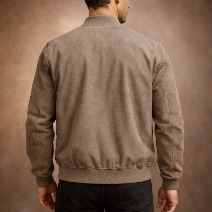 Gabriel | Herren Moderne Wildleder Bomberjacke