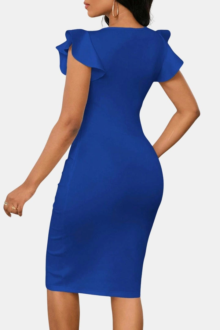 Josephine | Damen Sommer Figurbetontes Cocktailkleid