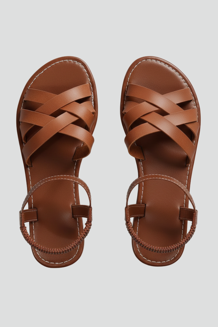 Lea | Damen Kreuzriemen Elastisch Sandalen