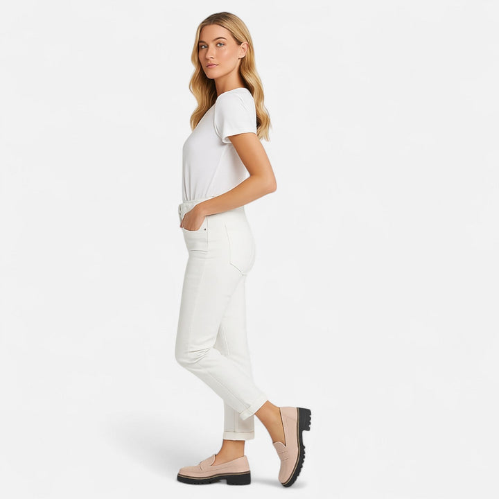Stella | Damen Wildleder Plateau Loafer mit niedrigem Absatz