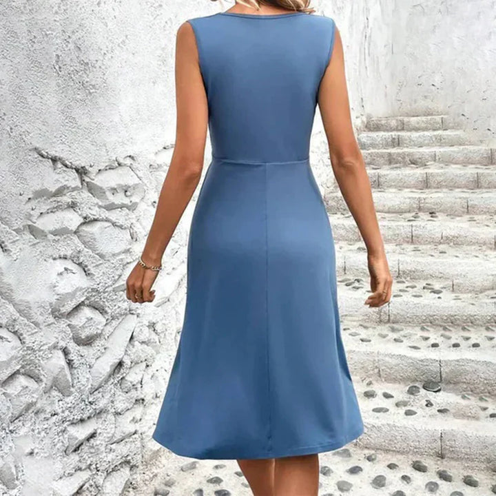 Alina | Leggero abito midi da donna con motivo floreale