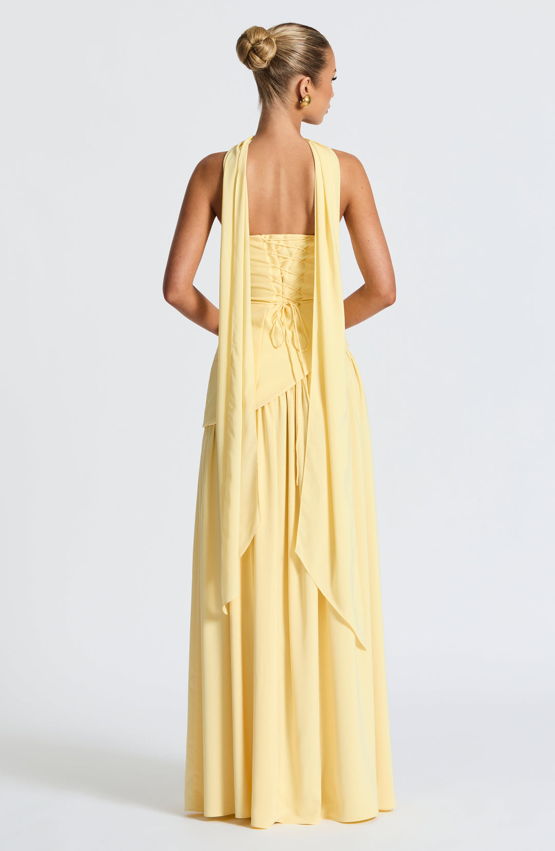 Lina | Damen Bandeau Seitenschlitzen Hochzeitsgastkleid