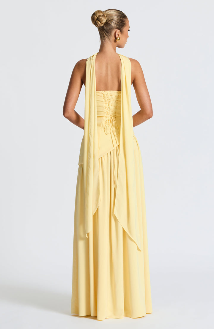 Lina | Damen Bandeau Seitenschlitzen Hochzeitsgastkleid