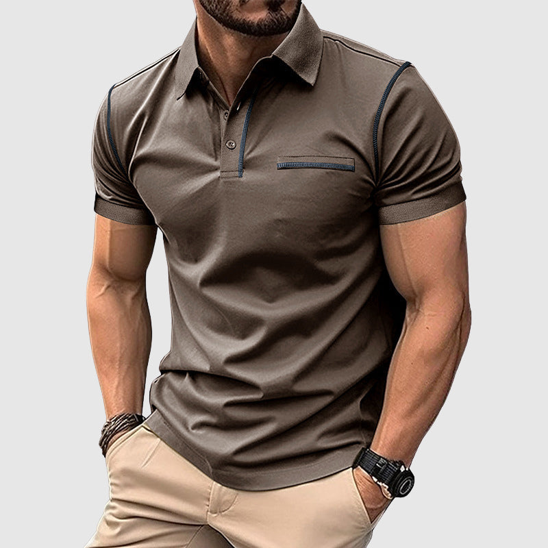 Tarex | Herren Sommer Reißverschluss Poloshirt