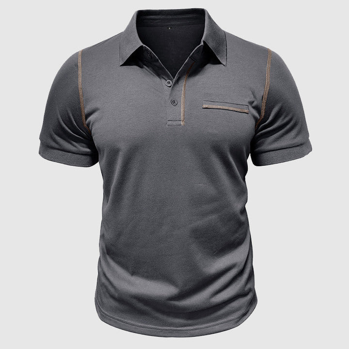 Tarex | Herren Sommer Reißverschluss Poloshirt