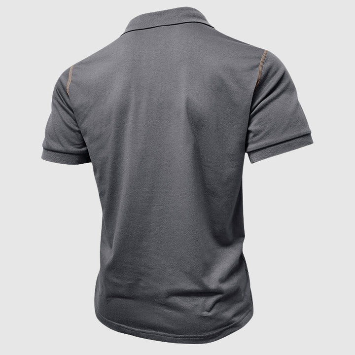 Tarex | Herren Sommer Reißverschluss Poloshirt