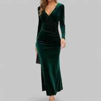 Leni | Robe de soirée élégante en velours pour femmes