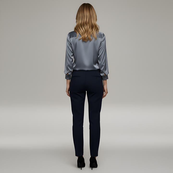 Pauline | Damen Bluse mit V-Ausschnitt im eleganten Stil