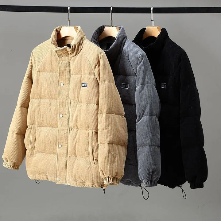 Yves | Herren Warme Gesteppte Cordjacke