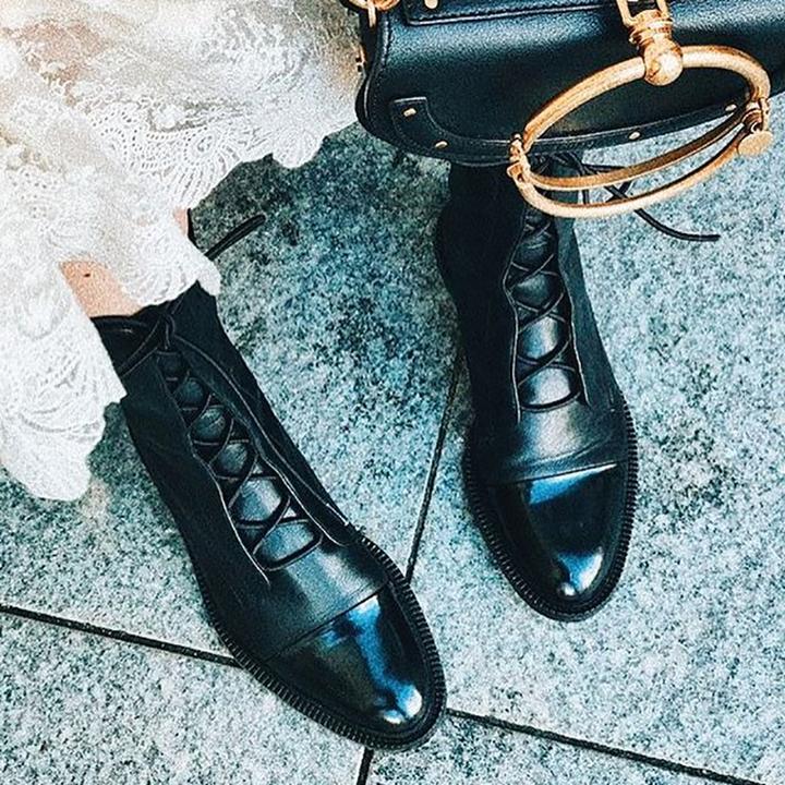 Heidi | Damen Klassische Orthopädische Lederstiefel
