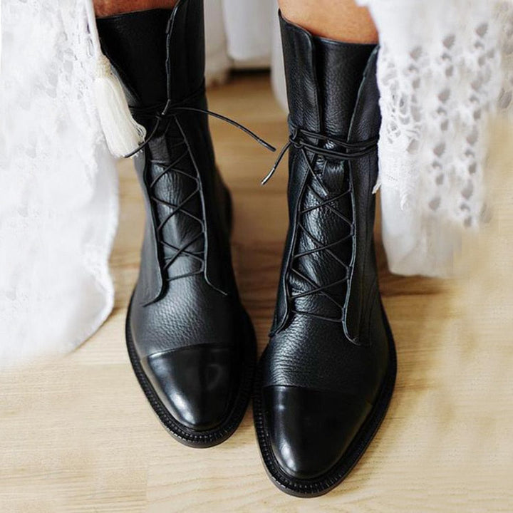 Heidi | Damen Klassische Orthopädische Lederstiefel