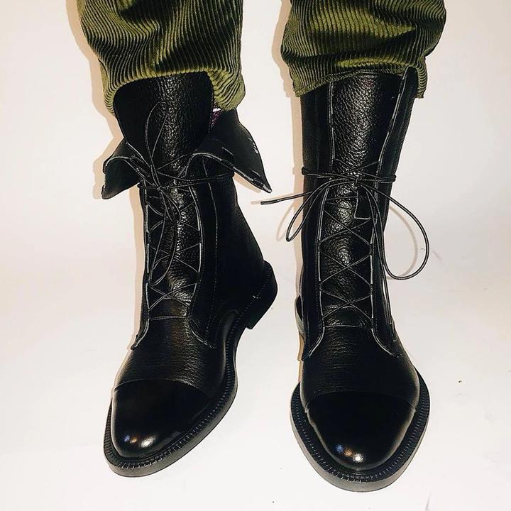 Heidi | Damen Klassische Orthopädische Lederstiefel
