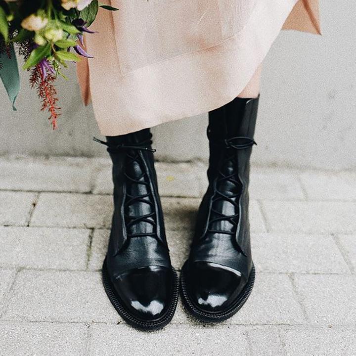 Heidi | Damen Klassische Orthopädische Lederstiefel