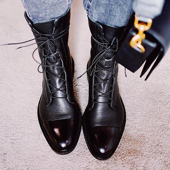 Heidi | Damen Klassische Orthopädische Lederstiefel