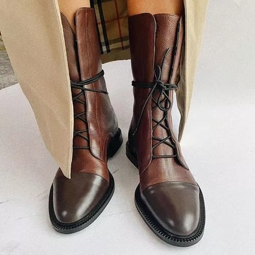 Heidi | Damen Klassische Orthopädische Lederstiefel