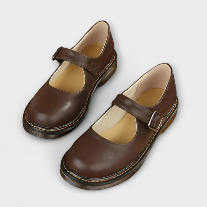 Hanna | Damen Vintage-Stil Mary Jane Schuhe