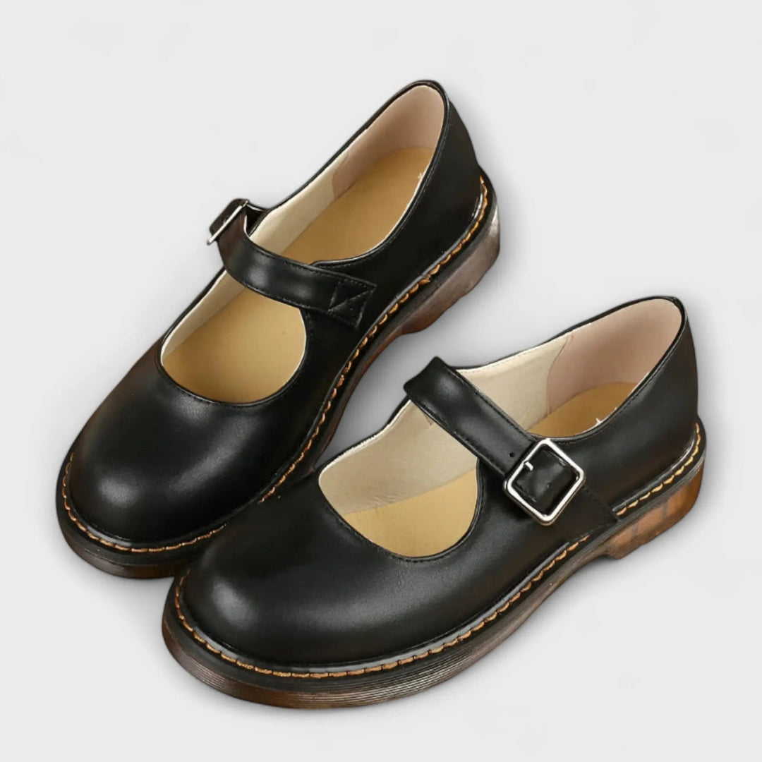 Hanna | Damen Vintage-Stil Mary Jane Schuhe