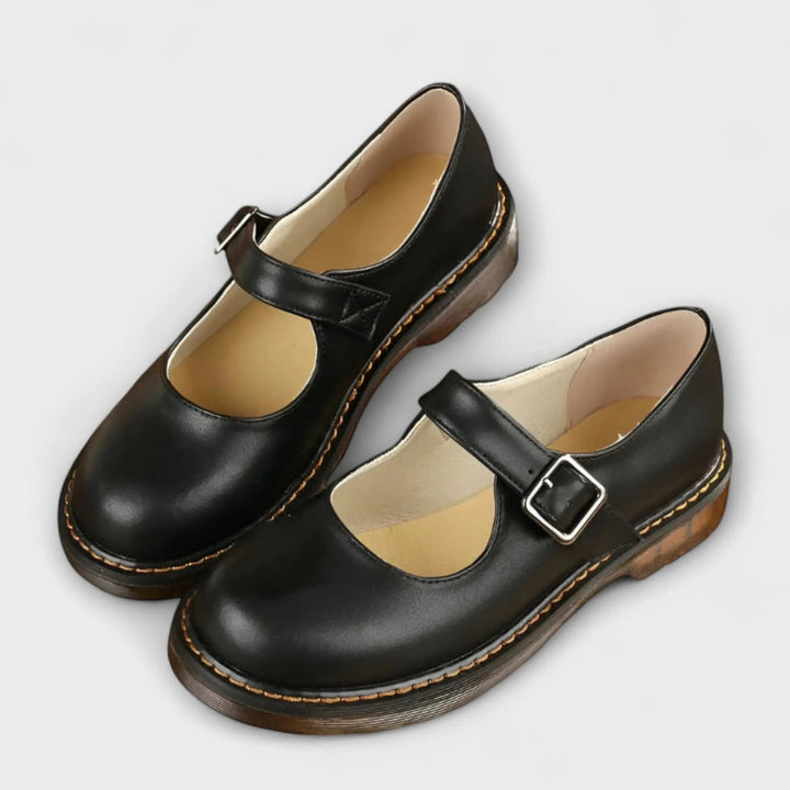 Hanna | Damen Vintage-Stil Mary Jane Schuhe