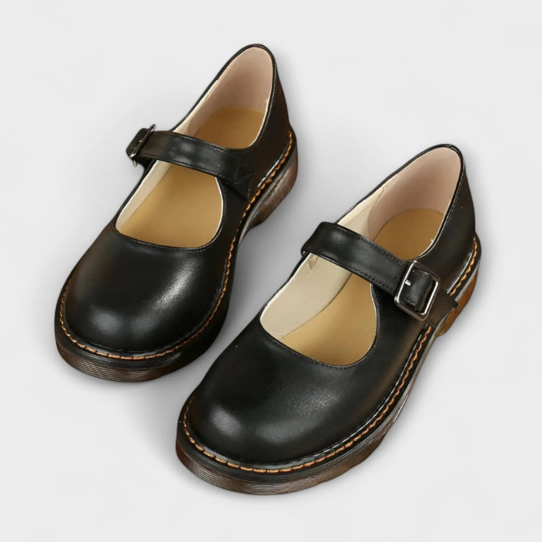 Hanna | Damen Vintage-Stil Mary Jane Schuhe