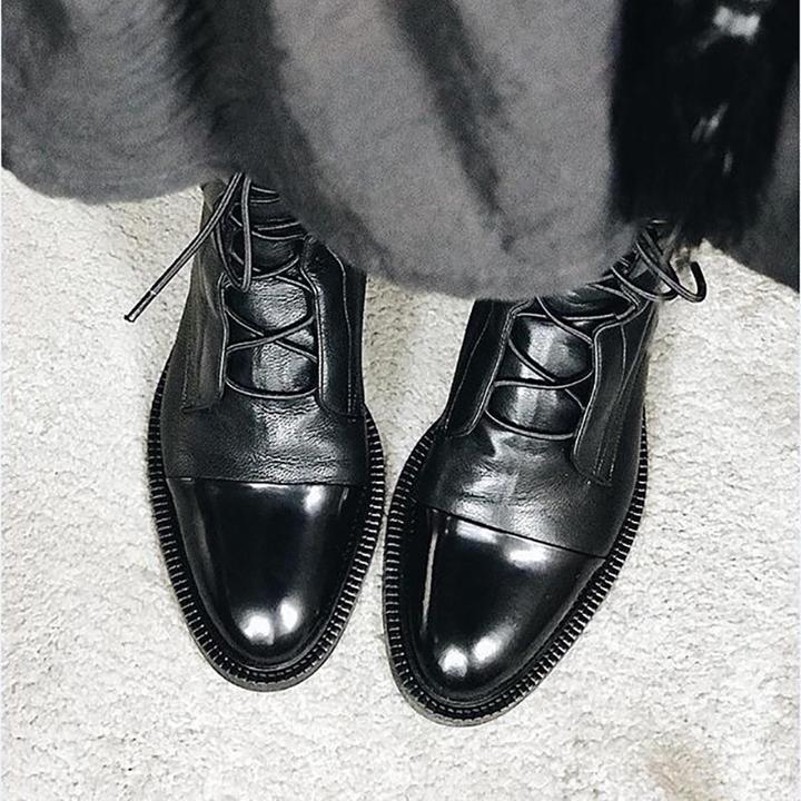 Heidi | Damen Klassische Orthopädische Lederstiefel