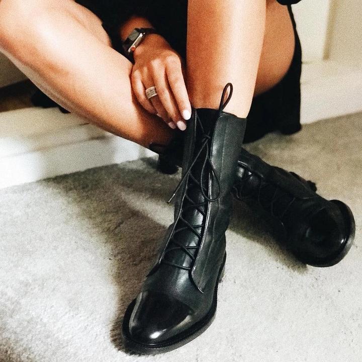 Heidi | Damen Klassische Orthopädische Lederstiefel