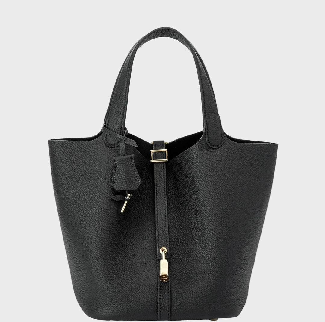 Andrea | Damen Elegante Kleine Leder Handtasche