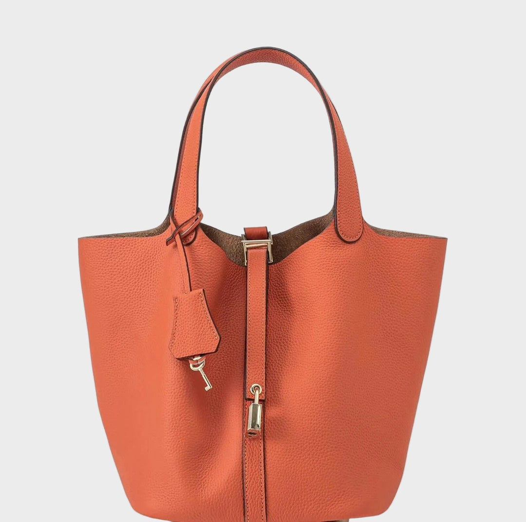 Andrea | Damen Elegante Kleine Leder Handtasche