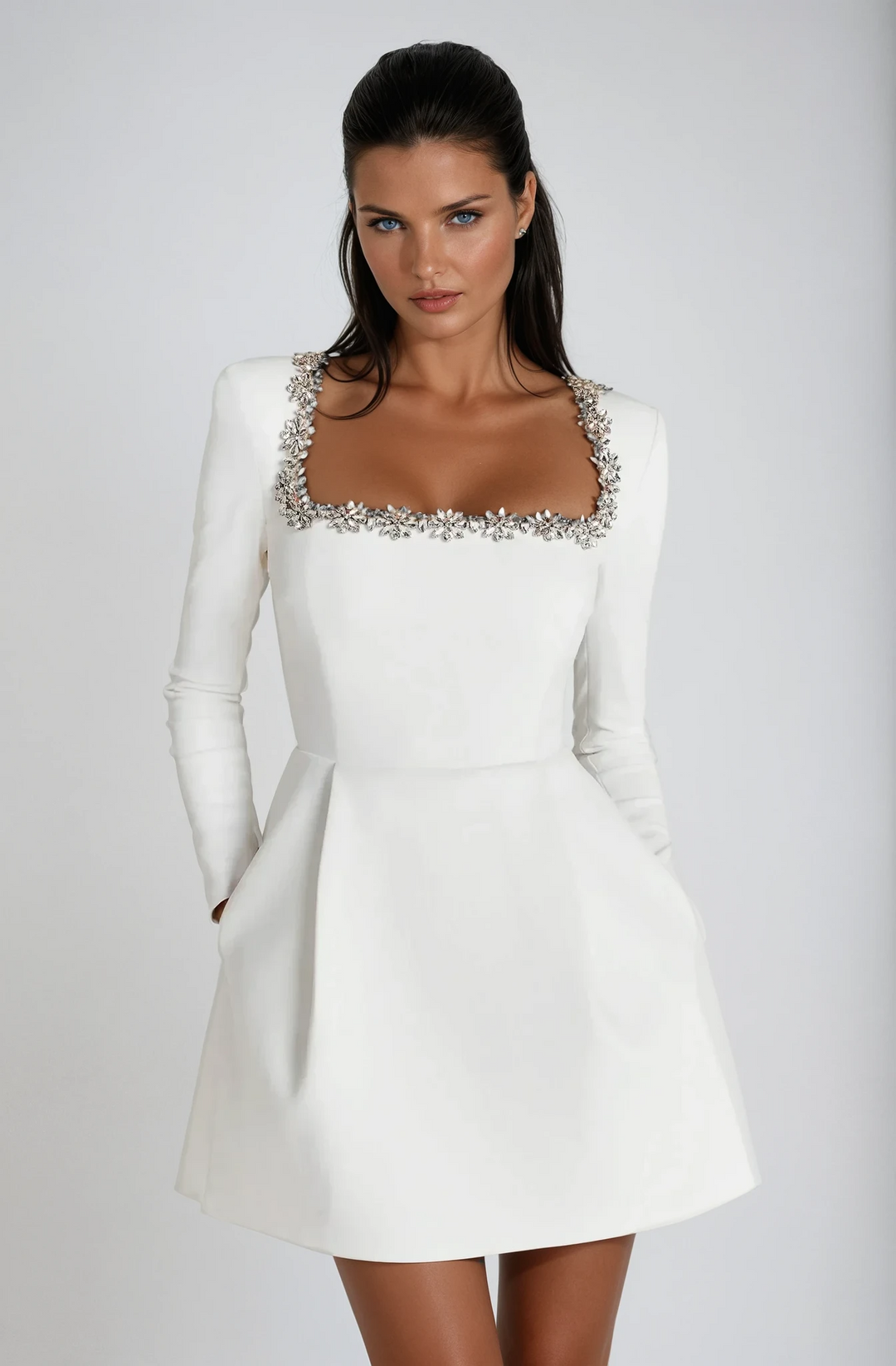 Elke | Damen Elegante Mini Abendkleid