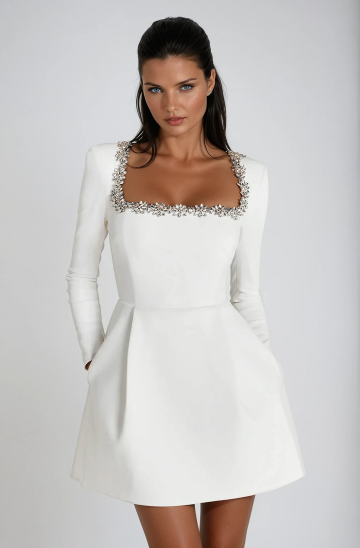 Elke | Damen Elegante Mini Abendkleid