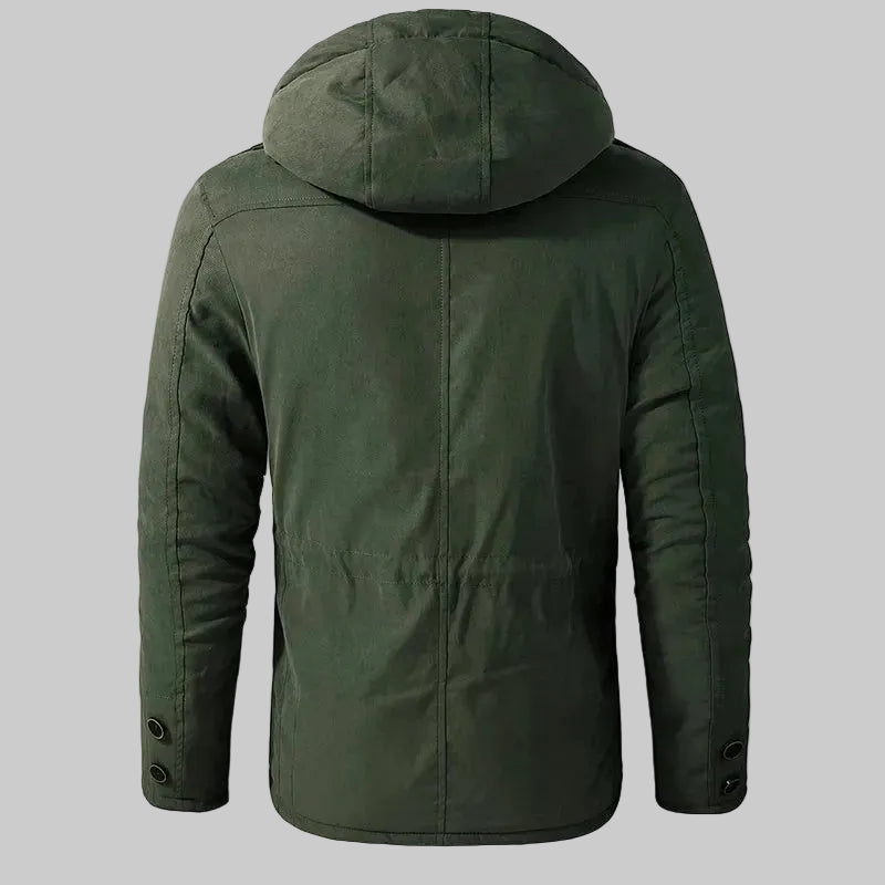 Thomas | Herren Gefütterter Parka mit Kapuze