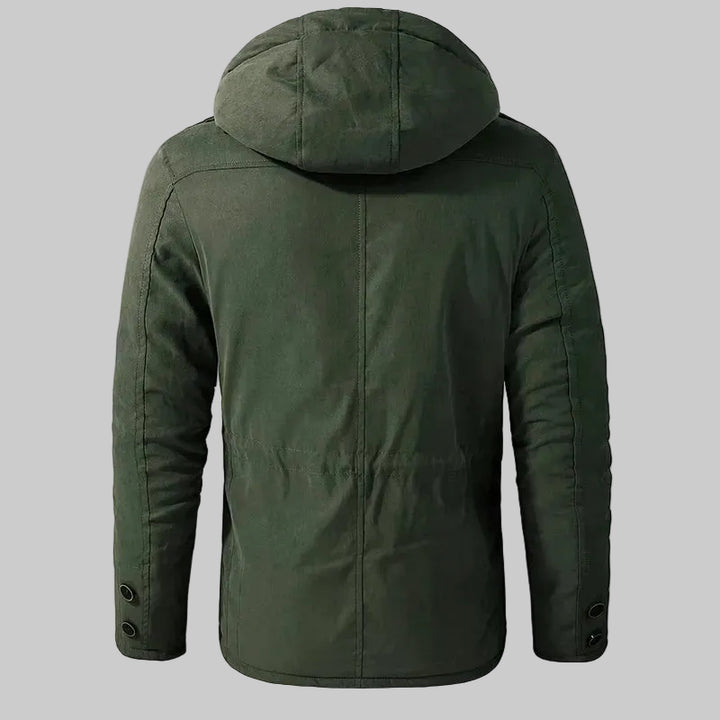 Thomas | Herren Gefütterter Parka mit Kapuze