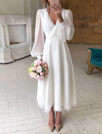Viktoria | Women's Classic Long-Sleeve Wedding Dress