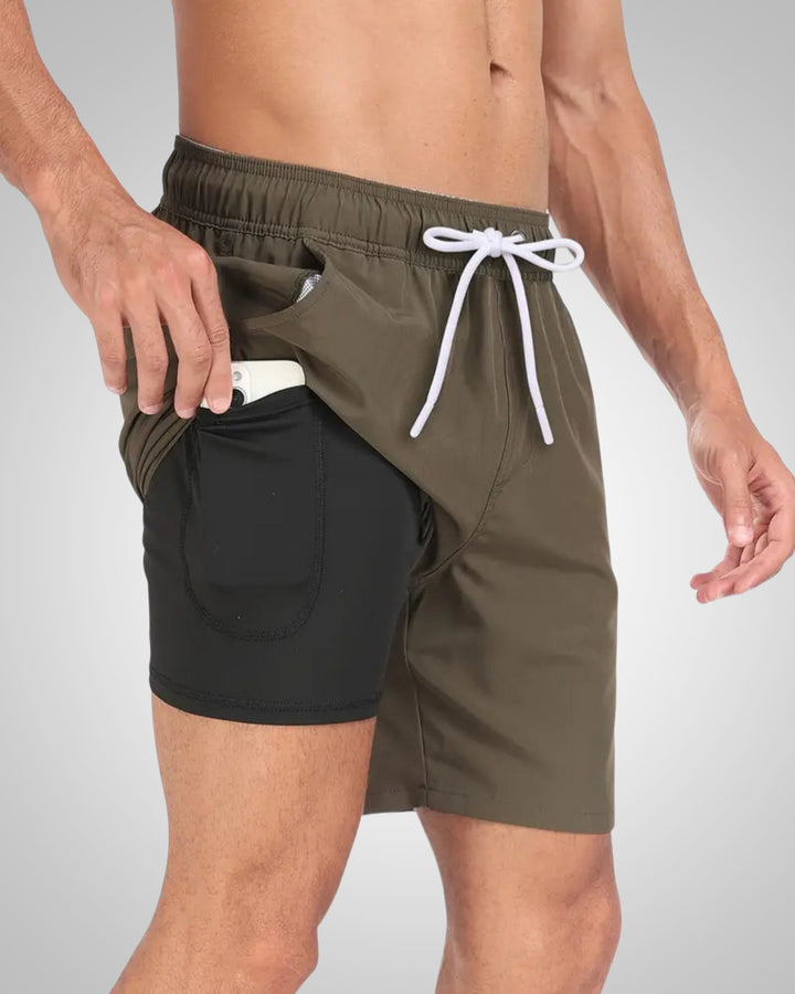 Milan | Herren Beach Badehose Mit Innenshorts