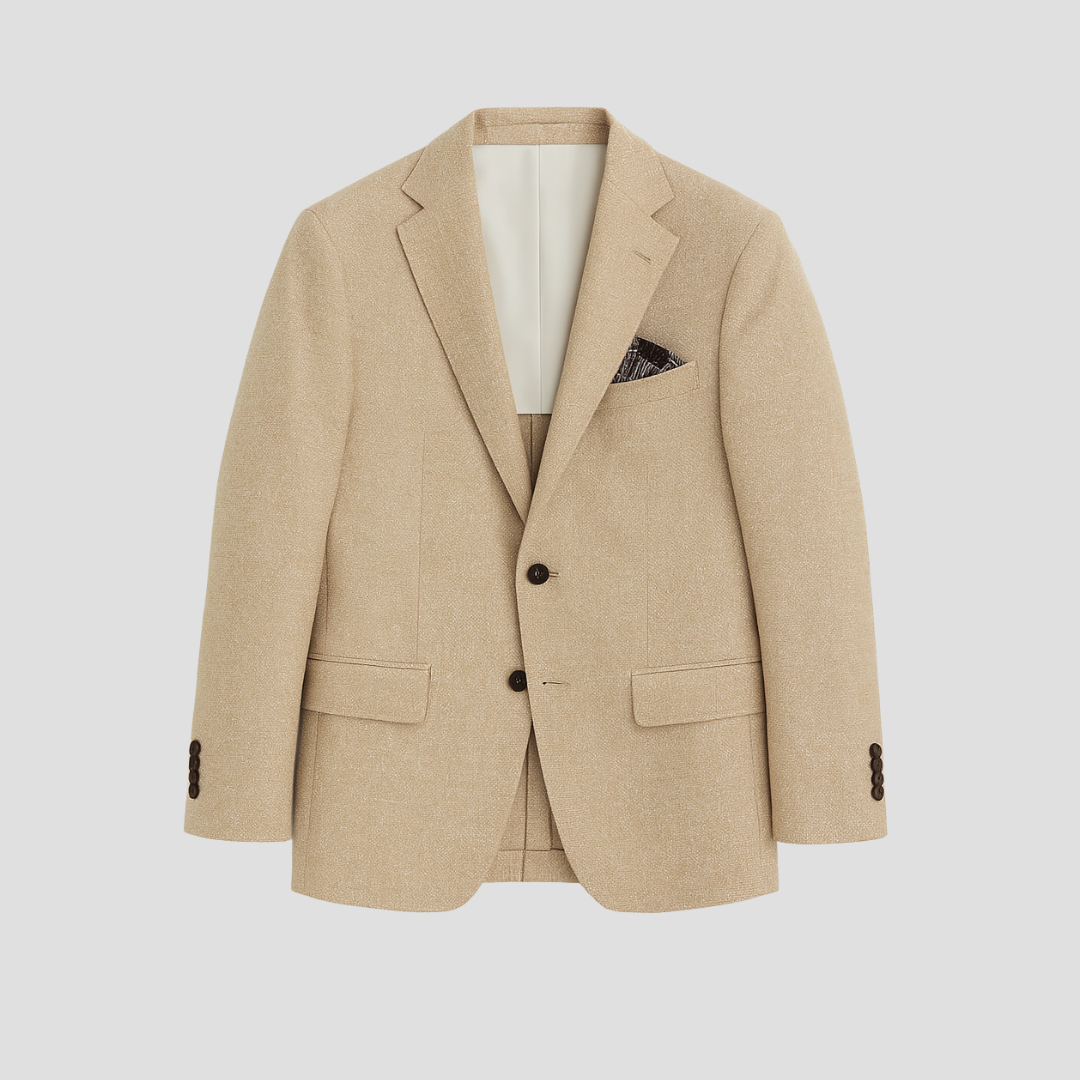 Ernst | Herren Klassischer Slim Fit Blazer