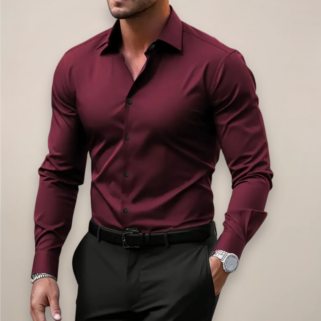 Ben | Herren Business Casual Langarm Hemd