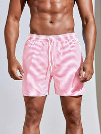 Len | Costume da bagno estivo a righe slim fit da uomo