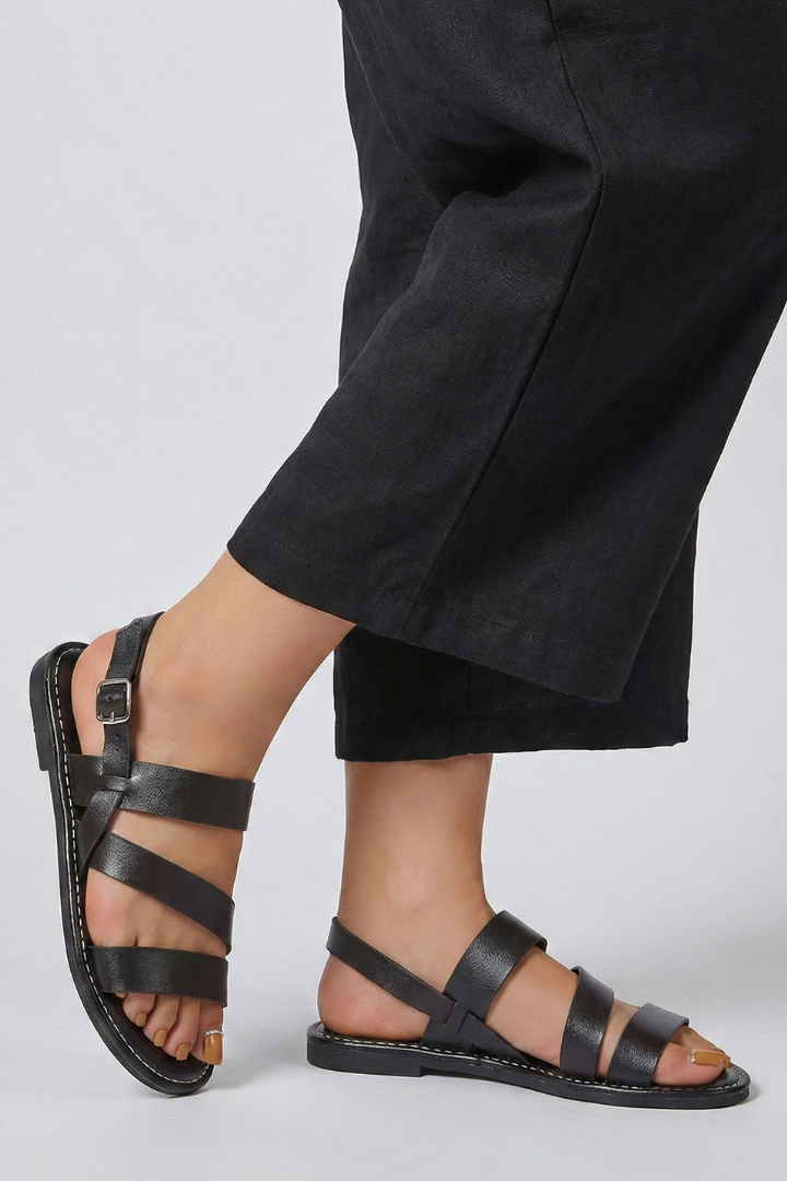 Mia | Damen Mehrfachriemen Verstellbar Sandalen
