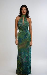 Lia | Damen Elegantes Hochzeitsgast Maxikleid