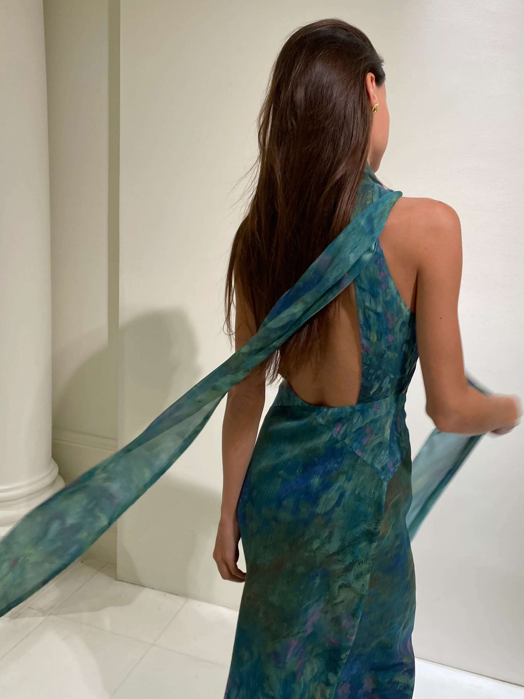 Lia | Damen Elegantes Hochzeitsgast Maxikleid
