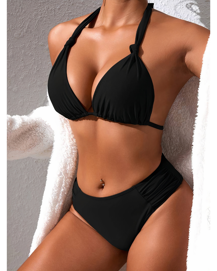 Addison | Damen Klassisches Bikini Set Mit Bindebändern