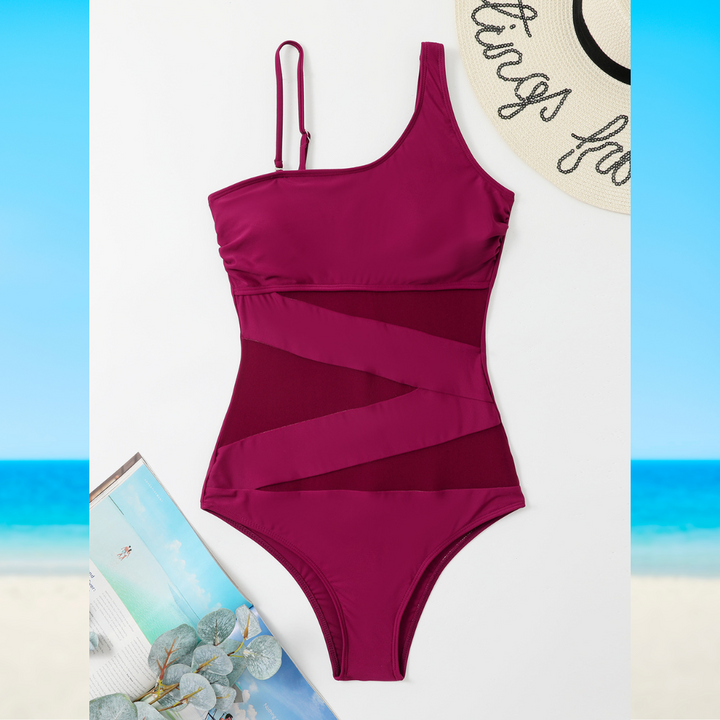 Hannah | Damen Beach Asymmetrischer Badeanzug