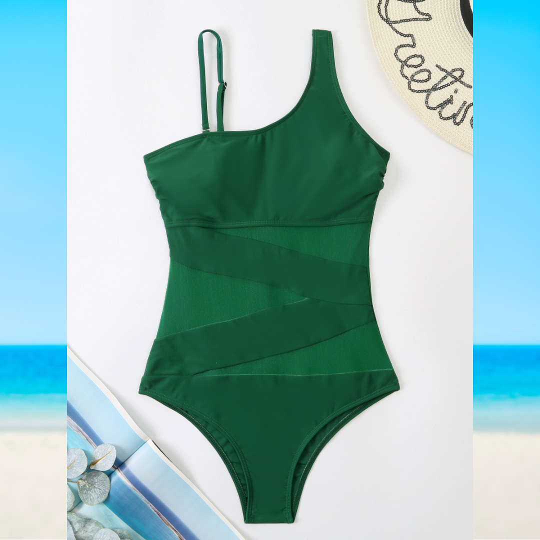 Hannah | Damen Beach Asymmetrischer Badeanzug