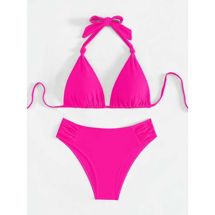 Addison | Damen Klassisches Bikini Set Mit Bindebändern