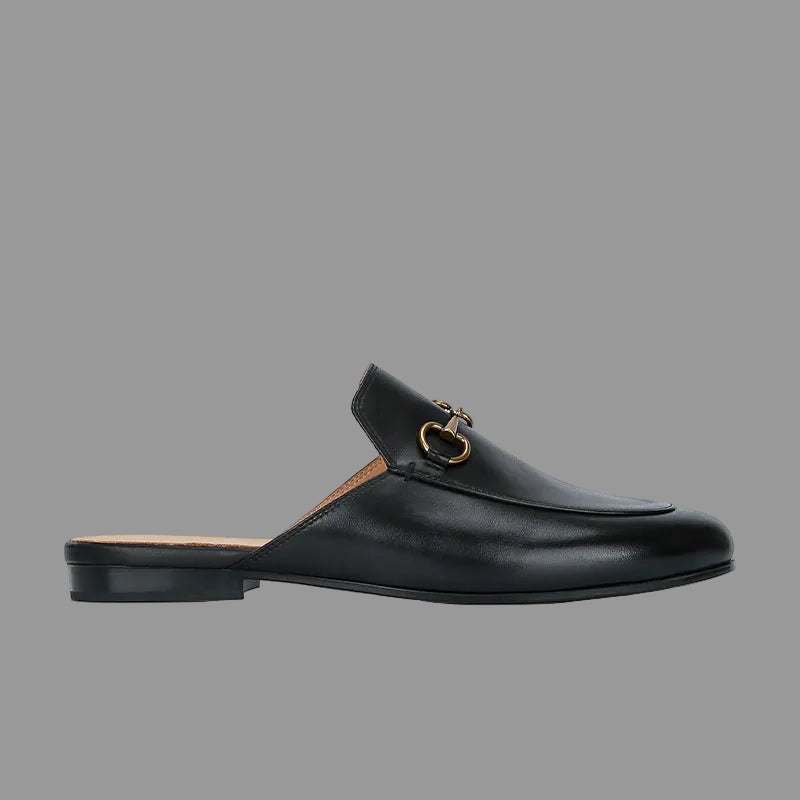 Lieselotte | Damen Klassische Geschlossene Slip-On Pantoletten