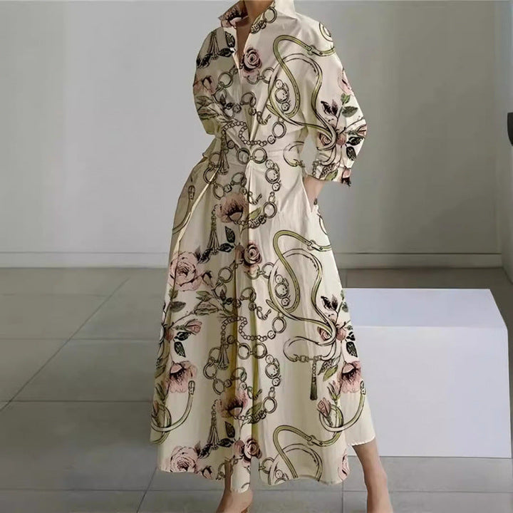 Camille | Damen Elegantes Hochzeitsgast Wickel Maxikleid