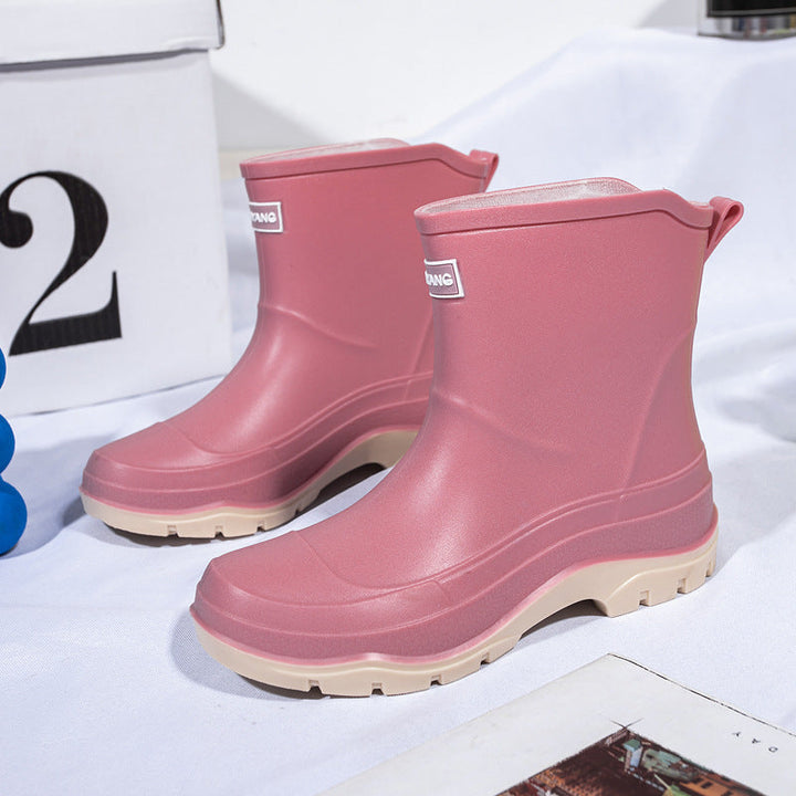 Sina | Damen Knöchelhohe Slip On Gummistiefel