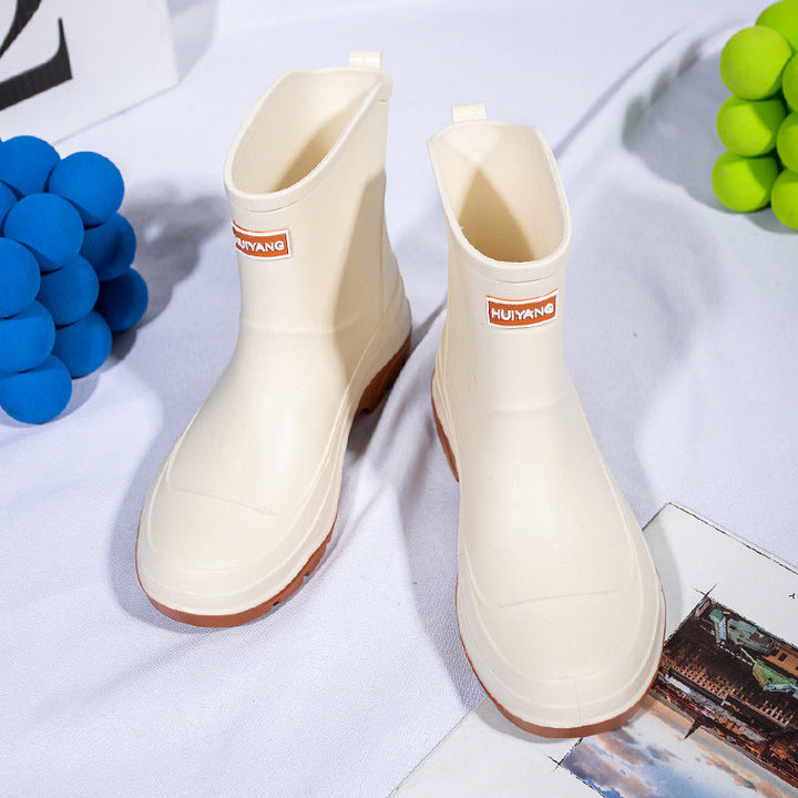 Sina | Damen Knöchelhohe Slip On Gummistiefel