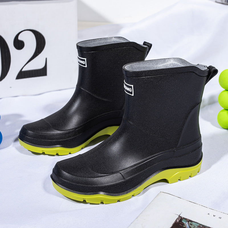 Sina | Damen Knöchelhohe Slip On Gummistiefel
